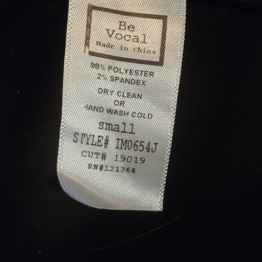 Be Vocal Fringe Vest Small
